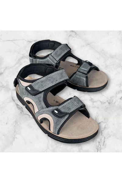 Esem Men's Comfort Orthopedic Sole Velcro Sandals