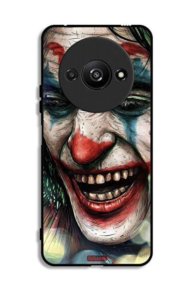 Tolwak غطاء حماية Xiaomi Redmi A3 4G بتصميم وجه الجوكر الضاحك