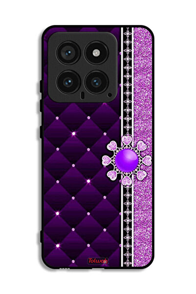 Tolwak Xiaomi 14 Protective Case Cover Glitter Hearts