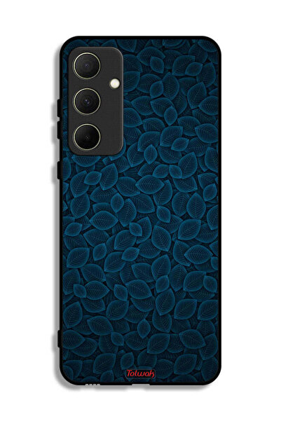 Tolwak Samsung Galaxy A35 5G Protective Case Cover Digital Art Leaves Pattern