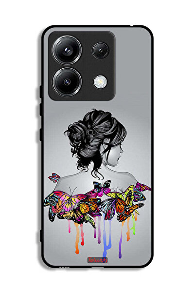 Tolwak Xiaomi Redmi Note 13 Pro 5G Protective Case Cover Butterflies And Girl...