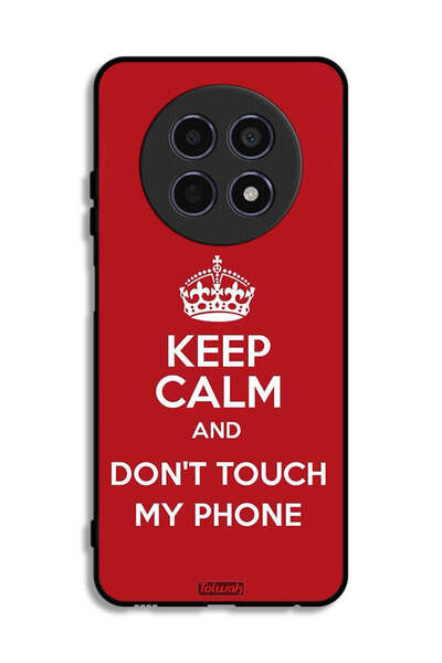 Tolwak Realme 12x 5G Protective Case Cover Keep Calm And Dont Touch My Phone