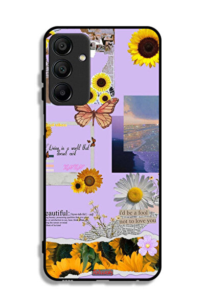 Tolwak غطاء حماية لهاتف Samsung Galaxy A15 بملصقات عباد الشمس الجميلة