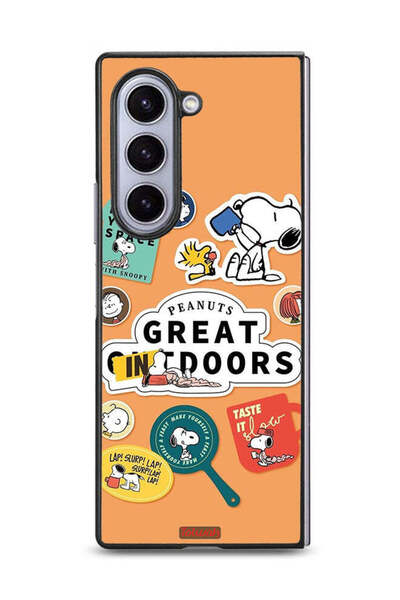 Tolwak غطاء حماية لهاتف سامسونج جالاكسي زد فولد 6 بملصقات الفول السوداني