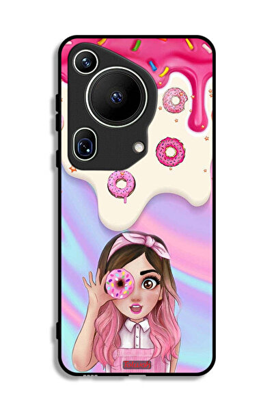 Tolwak غطاء حماية فائق لهاتف هواوي بيورا 70 يحمل صورة دونات