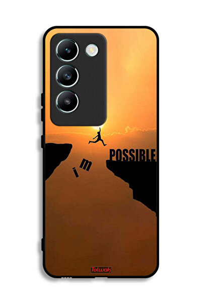 Tolwak غطاء حماية لهاتف Vivo V30 Lite 4G مطبوع عليه عبارة "أنا ممكن"