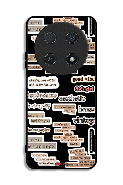 Tolwak غطاء حماية لهاتف هواوي نوفا 12i بملصقات اقتباسات جميلة