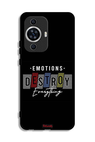 Tolwak غطاء حماية لهاتف هواوي نوفا 12 لايت - العواطف تدمر كل شيء