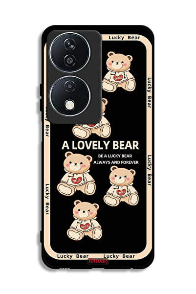 Tolwak غطاء حماية لهاتف Honor X7b 5G - دب جميل