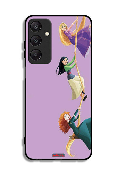 Tolwak Samsung Galaxy A25 5G Protective Case Cover Girls Climbing Art