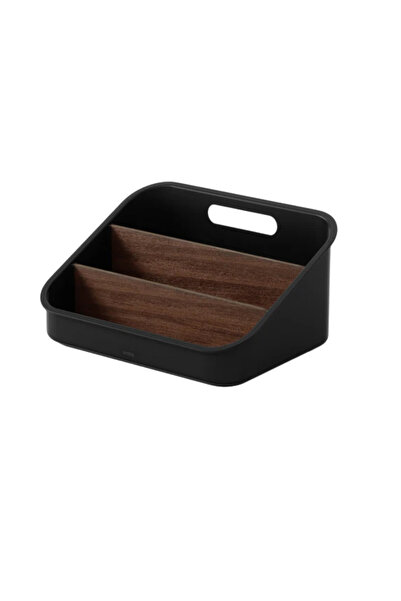 umbra Bellwood Organizatör Siyah/Ceviz 29x20x17 cm
