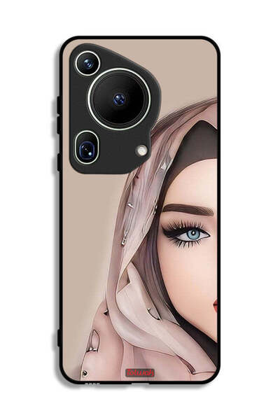 Tolwak غطاء حماية فائق لهاتف هواوي بيورا 70 بتصميم فتاة نصف وجه