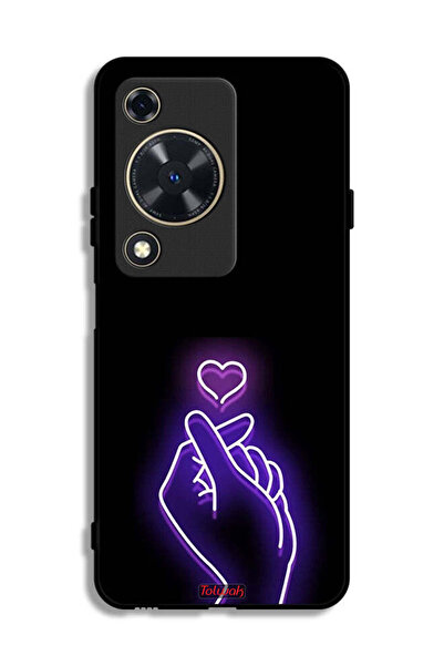 Tolwak غطاء حماية لهاتف هواوي إنجوي 70 - غطاء حماية على شكل قلب صغير