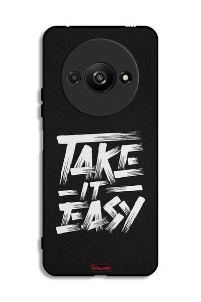 Tolwak Xiaomi Redmi A3 4G Protective Case Cover Take It Easy