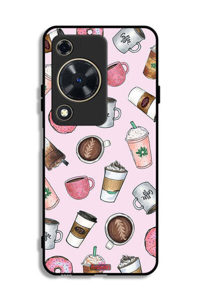Tolwak غطاء حماية لهاتف هواوي إنجوي 70 برسومات محبي القهوة