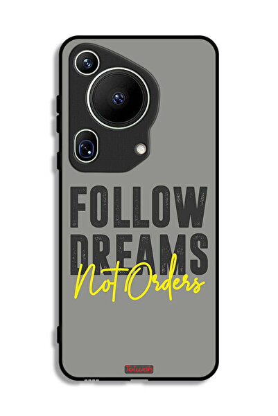 Tolwak غطاء حماية فائق لهاتف هواوي بيورا 70 - اتبع الأحلام وليس الأوامر