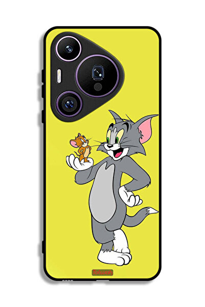 Tolwak غطاء حماية هواوي بيورا 70 برو بتصميم توم وجيري