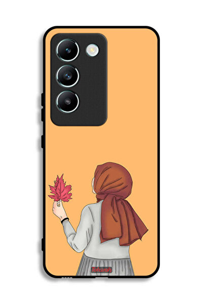 Tolwak غطاء حماية لهاتف Vivo V30 Lite 4G يحمل ورقة شجر