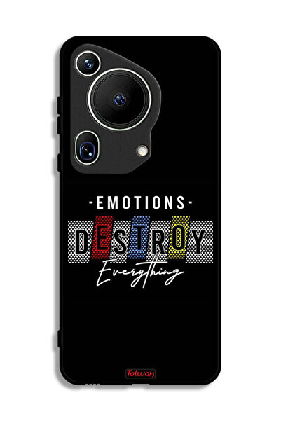 Tolwak غطاء حماية فائق لهاتف هواوي بيورا 70 - العواطف تدمر كل شيء