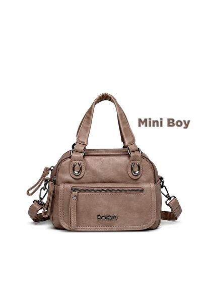 Mini Size Washing Leather Hand-Held Women's Bag 21-K Barcelona 1933