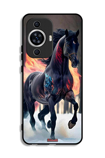 Tolwak غطاء حماية لهاتف هواوي نوفا 12 لايت بتصميم حصان عالي الوضوح