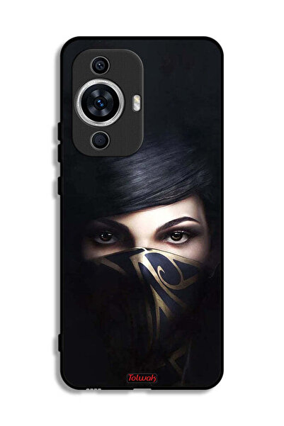 Tolwak غطاء حماية لهاتف هواوي نوفا 12 لايت بطبعة فتاة محجبة