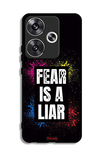 Tolwak Xiaomi Redmi Turbo 3 5G Protective Case Cover Fear Is A Liar