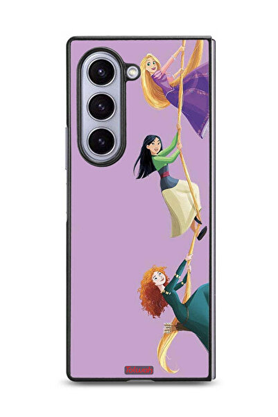 Tolwak غطاء حماية لهاتف سامسونج جالاكسي زد فولد 6 بتصميم فن تسلق الفتيات