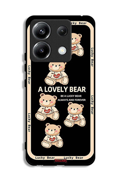 Tolwak غطاء حماية لهاتف Xiaomi Poco X6 5G - دب جميل