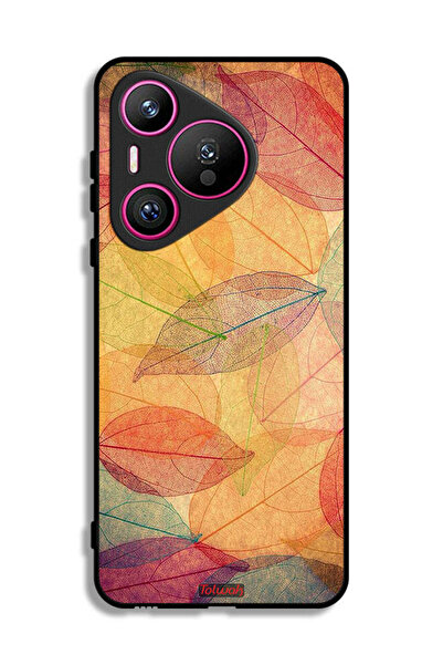 Tolwak غطاء حماية لهاتف هواوي بيورا 70 برسومات أوراق تجريدية فنية رقمية