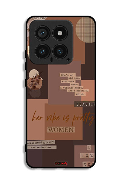 Tolwak Xiaomi 14 Protective Case Cover Adventurer Women