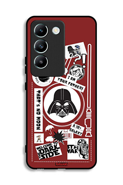 Tolwak غطاء حماية لهاتف Vivo Y100 4G ملصق "مرحبًا بكم في الجانب المظلم"