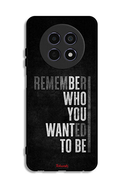 Tolwak غطاء حماية لهاتف Realme 12x 5G تذكر من أردت أن تكون