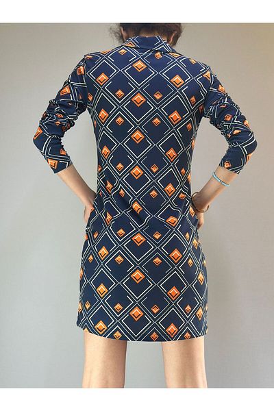 Gönülden Tasarım Ethnic Patterned Women's Mini Dress