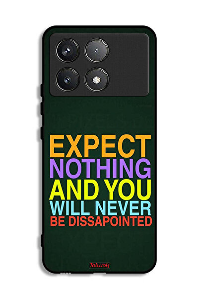 Tolwak غطاء حماية لهاتف Xiaomi Redmi K70 Pro لا تتوقع شيئًا ولن تشعر بخيبة ال...