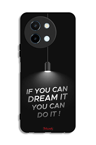 Tolwak غطاء حماية لهاتف Vivo Y38 5G إذا كنت تستطيع أن تحلم به، يمكنك تحقيقه