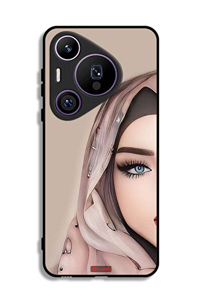 Tolwak غطاء حماية هواوي بيورا 70 برو بتصميم فتاة نصف وجه