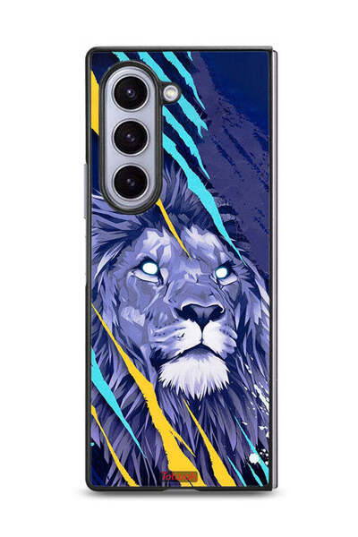 Tolwak غطاء حماية لهاتف Samsung Galaxy Z Fold6 بتصميم الأسد الملك