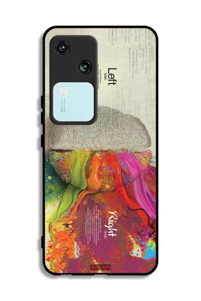 Tolwak غطاء حماية Vivo S18 5G بتصميم تجريدي لعلم الدماغ