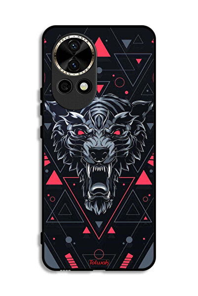 Tolwak غطاء حماية لهاتف هواوي نوفا 12 5G بتصميم الذئب المتمرّد