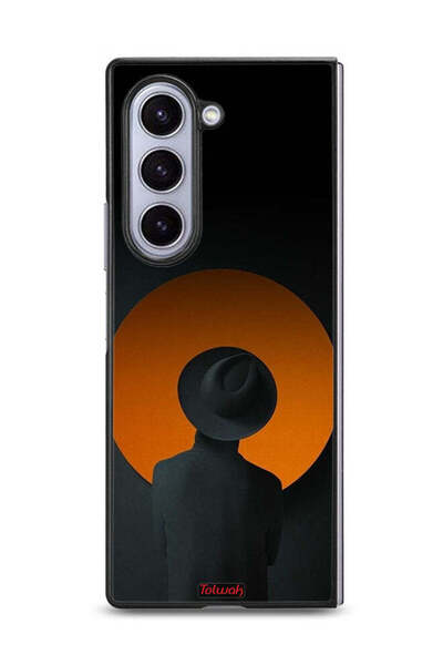 Tolwak غطاء حماية لهاتف Samsung Galaxy Z Fold6 بتصميم قبعة بوي آرت