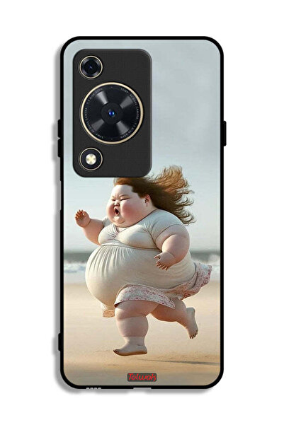 Tolwak Huawei Enjoy 70 Protective Case Cover Fatty Baby Girl Running