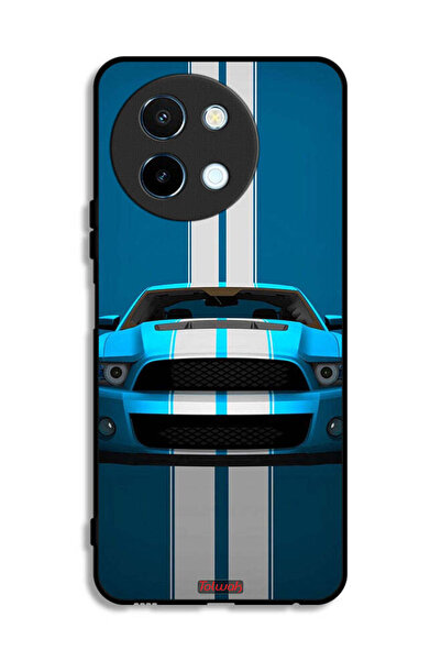 Tolwak Vivo Y38 5G Protective Case Cover Car Abstract Art
