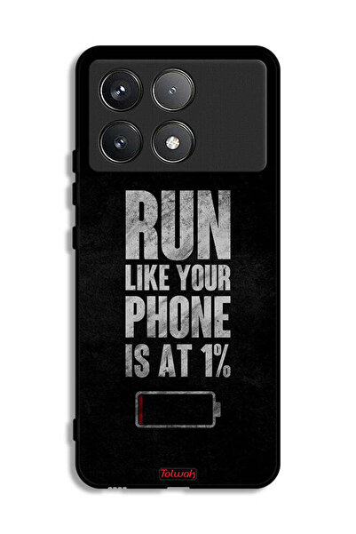 Tolwak غطاء حماية لهاتف Xiaomi Redmi K70، اركض كما لو أن هاتفك يعمل بنسبة 1%
