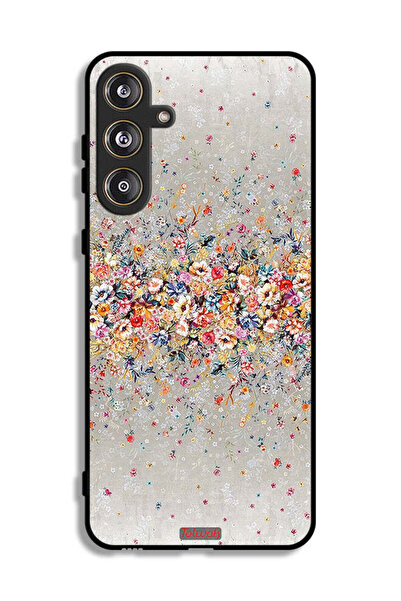 Tolwak غطاء حماية لهاتف سامسونج جالاكسي M55 5G بنقشة زهور صغيرة وفن تجريدي