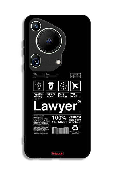 Tolwak غطاء حماية لهاتف هواوي بيورا 70 ألترا - ملصق محامٍ