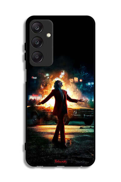 Tolwak Samsung Galaxy A25 5G Protective Case Cover Joker Happy Mode