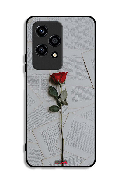 Tolwak غطاء حماية لهاتف Honor 200 Lite 5G وردي على ورق