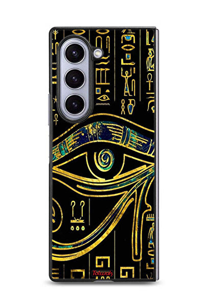 Tolwak غطاء حماية لهاتف Samsung Galaxy Z Fold6 بتصميم عين