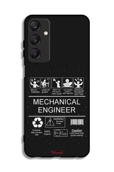 Tolwak غطاء حماية لهاتف Samsung Galaxy A25 5G، ملصق مهندس ميكانيكي